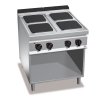 ЭЛЕКТРИЧЕСКАЯ ПЛИТА С 4 КОНФОРКАМИ НА ОТКРЫТОМ СТЕНДЕ BERTO'S E9PQ4M