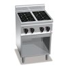 ИНФРАКРАСНАЯ ПЛИТА С 4 ЗОНАМИ НА НЕЙТРАЛЬНОЙ ПОДСТАВКЕ BERTO'S E6P4M/VTR СЕРИЯ PLUS 600